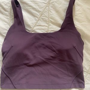 Lululemon Fold Tight Crop Tank - basically a square neck align tank
